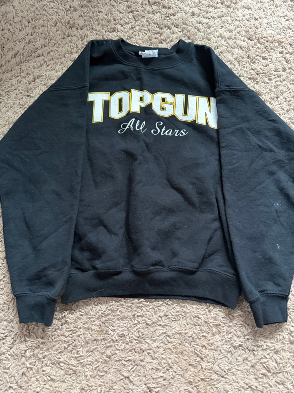 Top gun All Stars Black Crewneck Sweatshirt